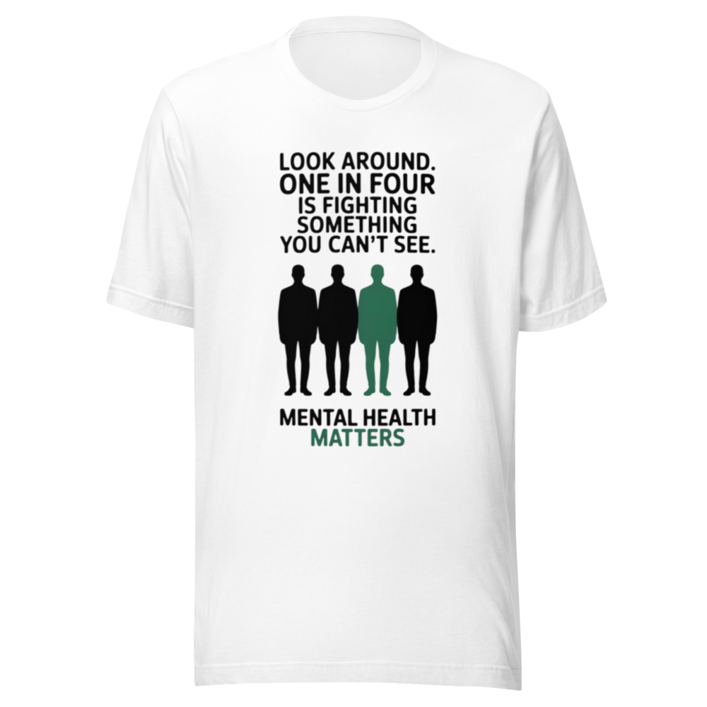 Look around. One in four is fighting something you can't see.