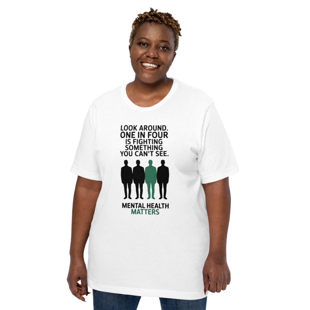 Look around. One in four is fighting something you can't see.